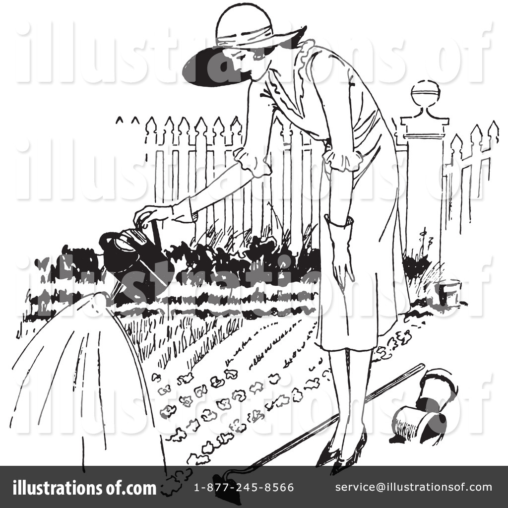 Gardening Clipart #1220867 - Illustration by Picsburg