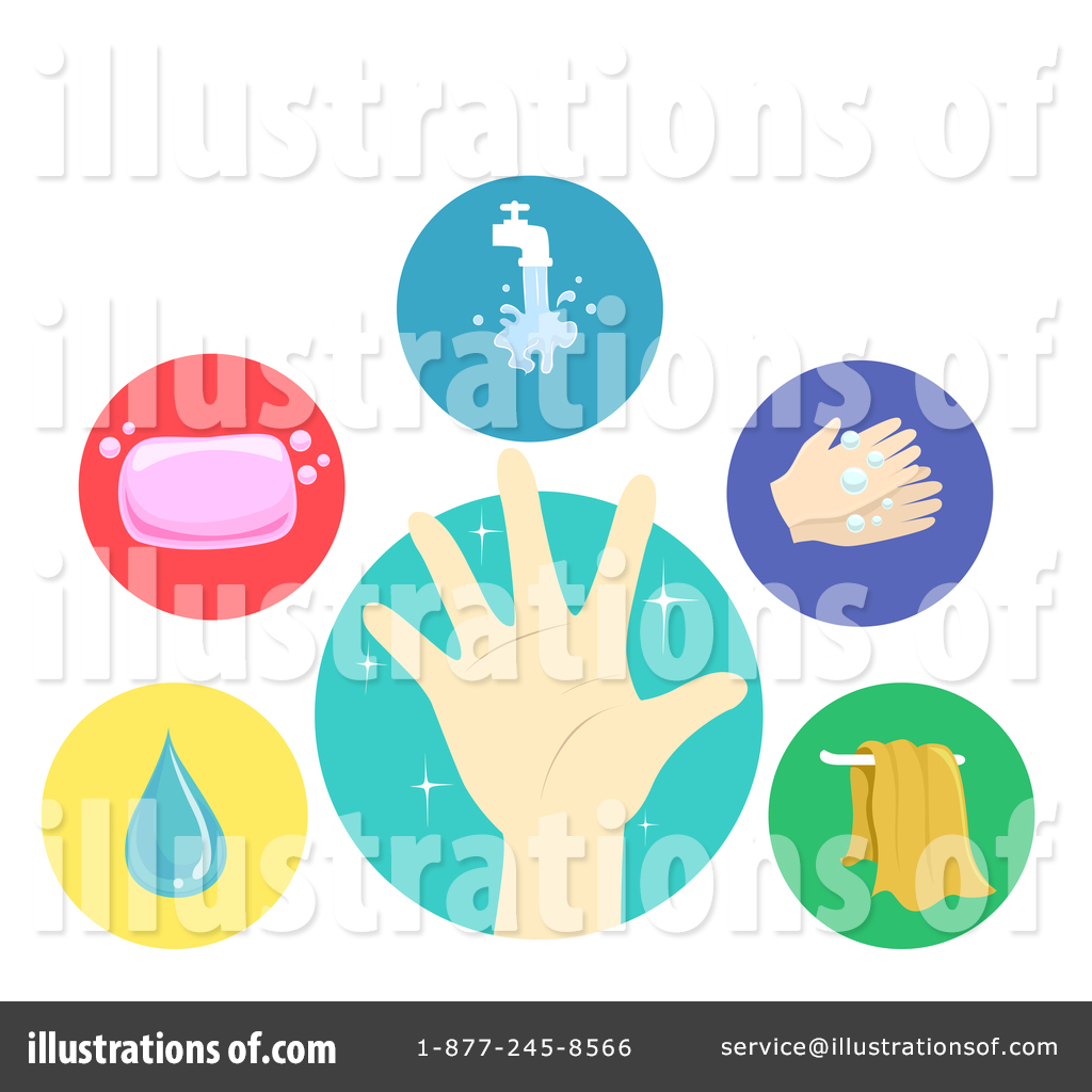 Hand Washing Clipart #1499844 - Illustration by BNP Design Studio