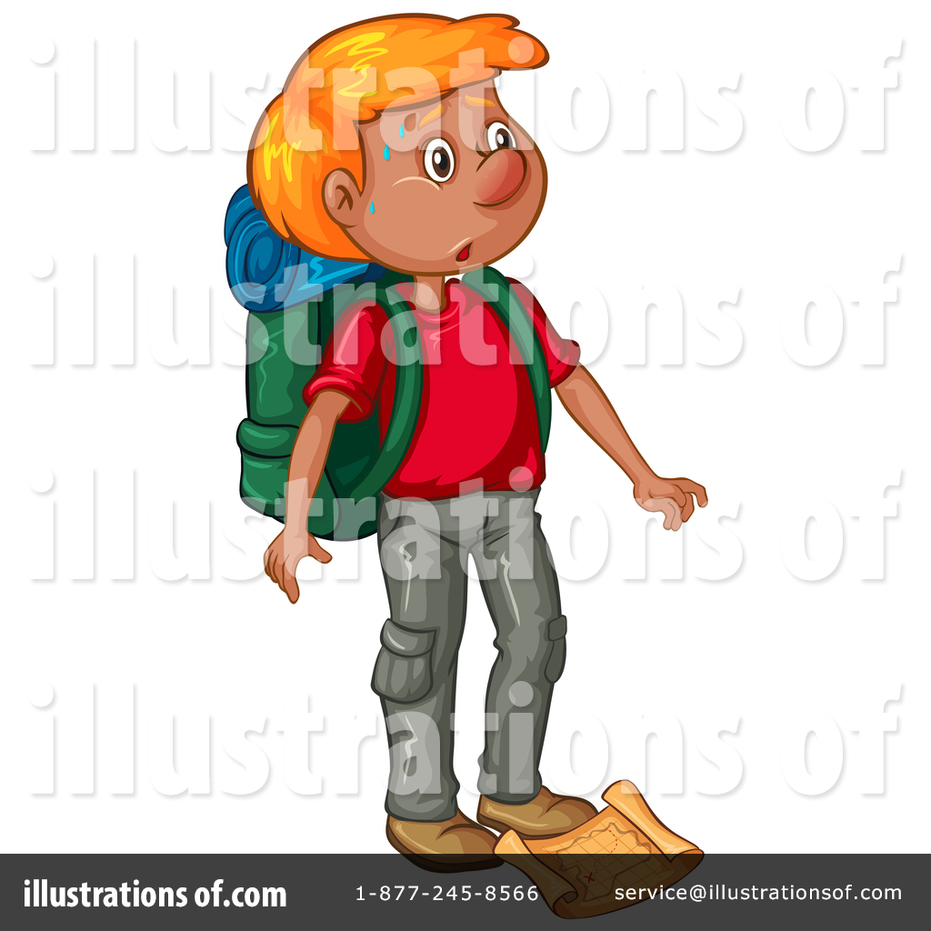 Hiking Clipart #1469304 - Illustration by Graphics RF
