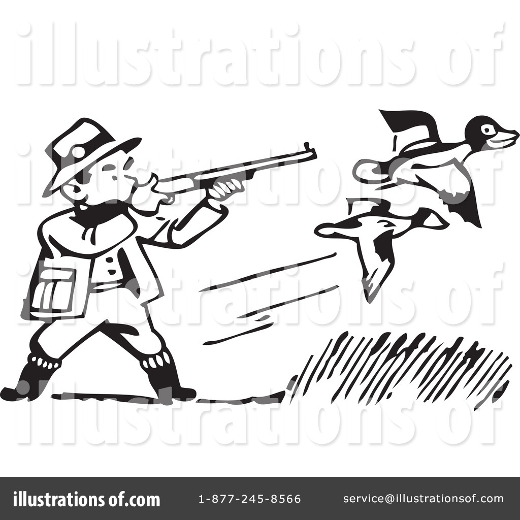 duck hunting clipart