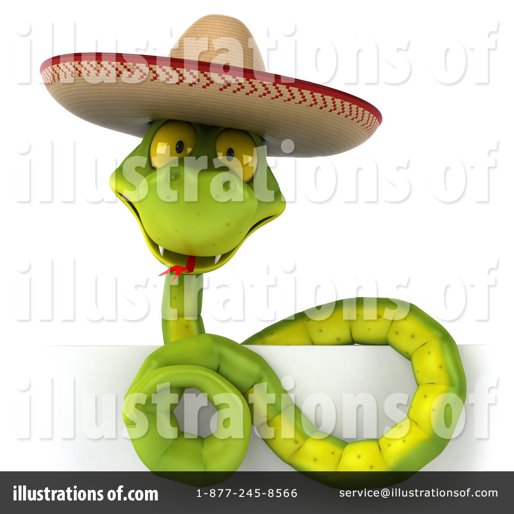 Mexican Snake Clipart #1242806 - Illustration by Julos