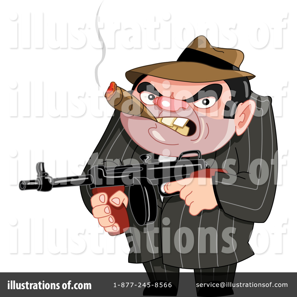 Mobster Clipart #94116 - Illustration by yayayoyo