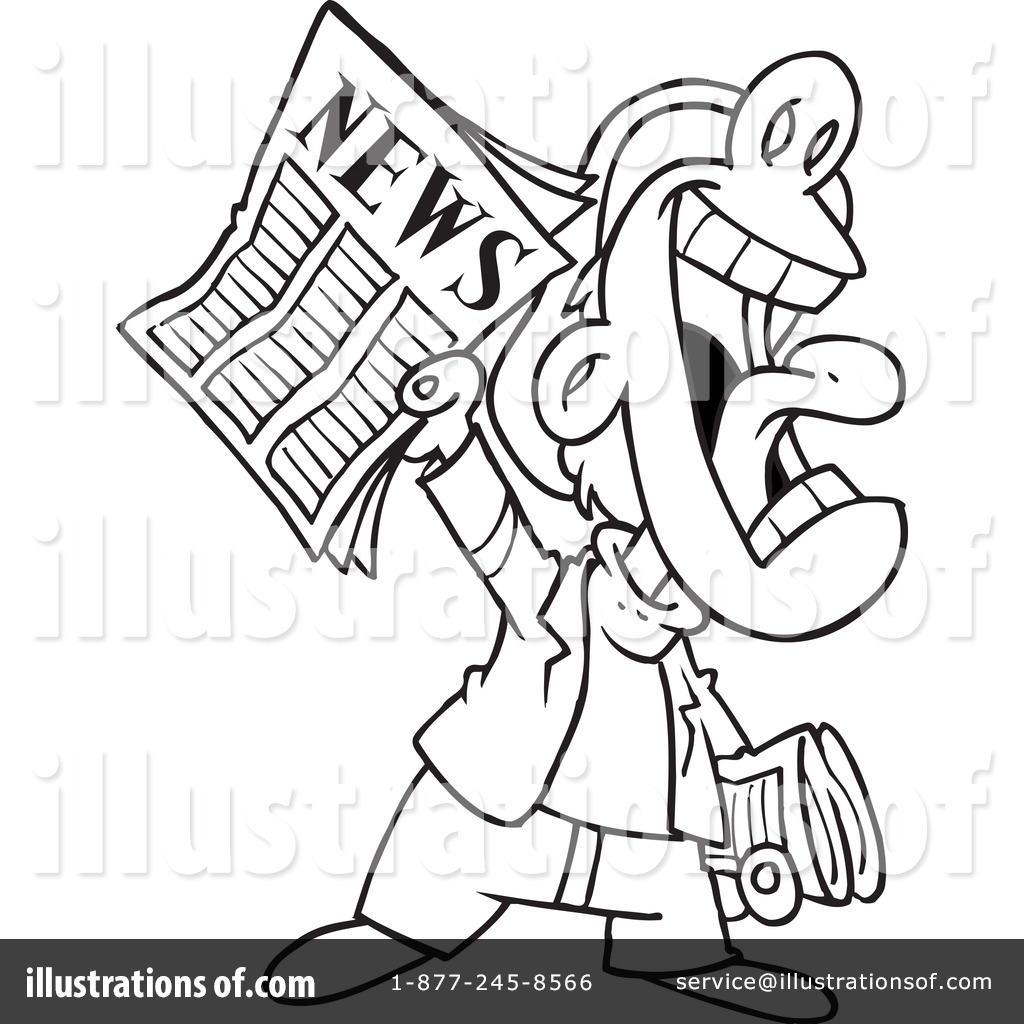 News Clipart #439453 - Illustration by toonaday