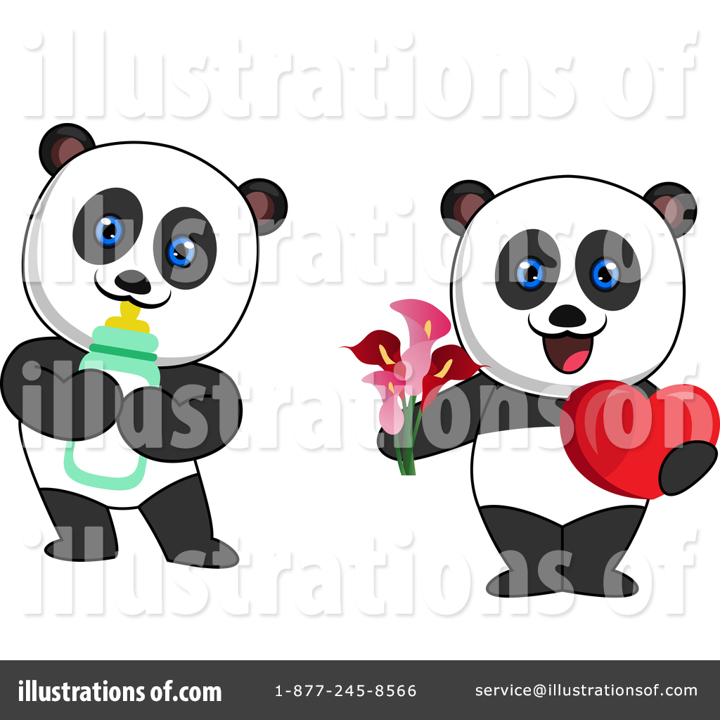 Panda Clipart #1660706 - Illustration by Morphart Creations