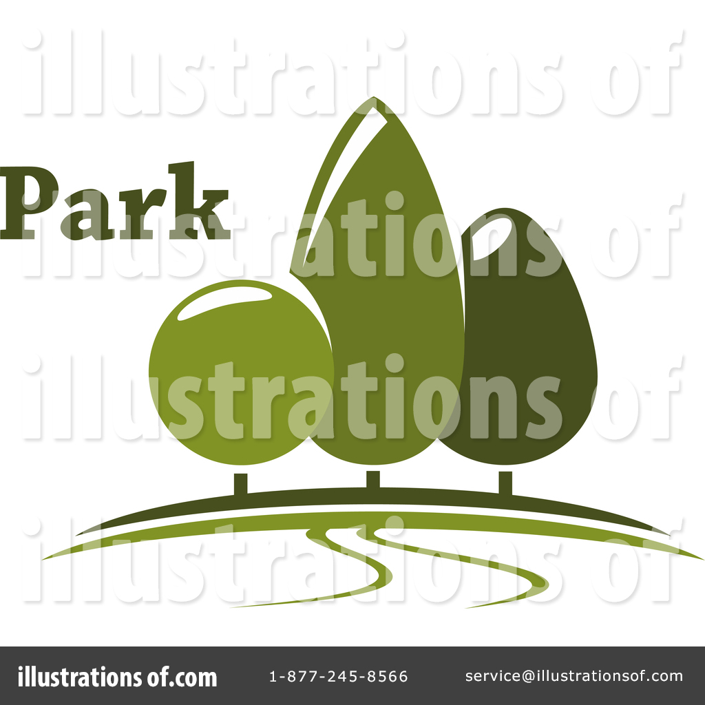 Park Clipart #1355195 - Illustration by Vector Tradition SM