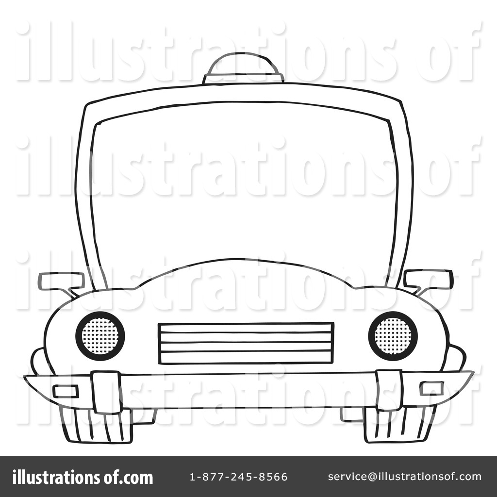 Police Car Clipart #223245 - Illustration by Hit Toon