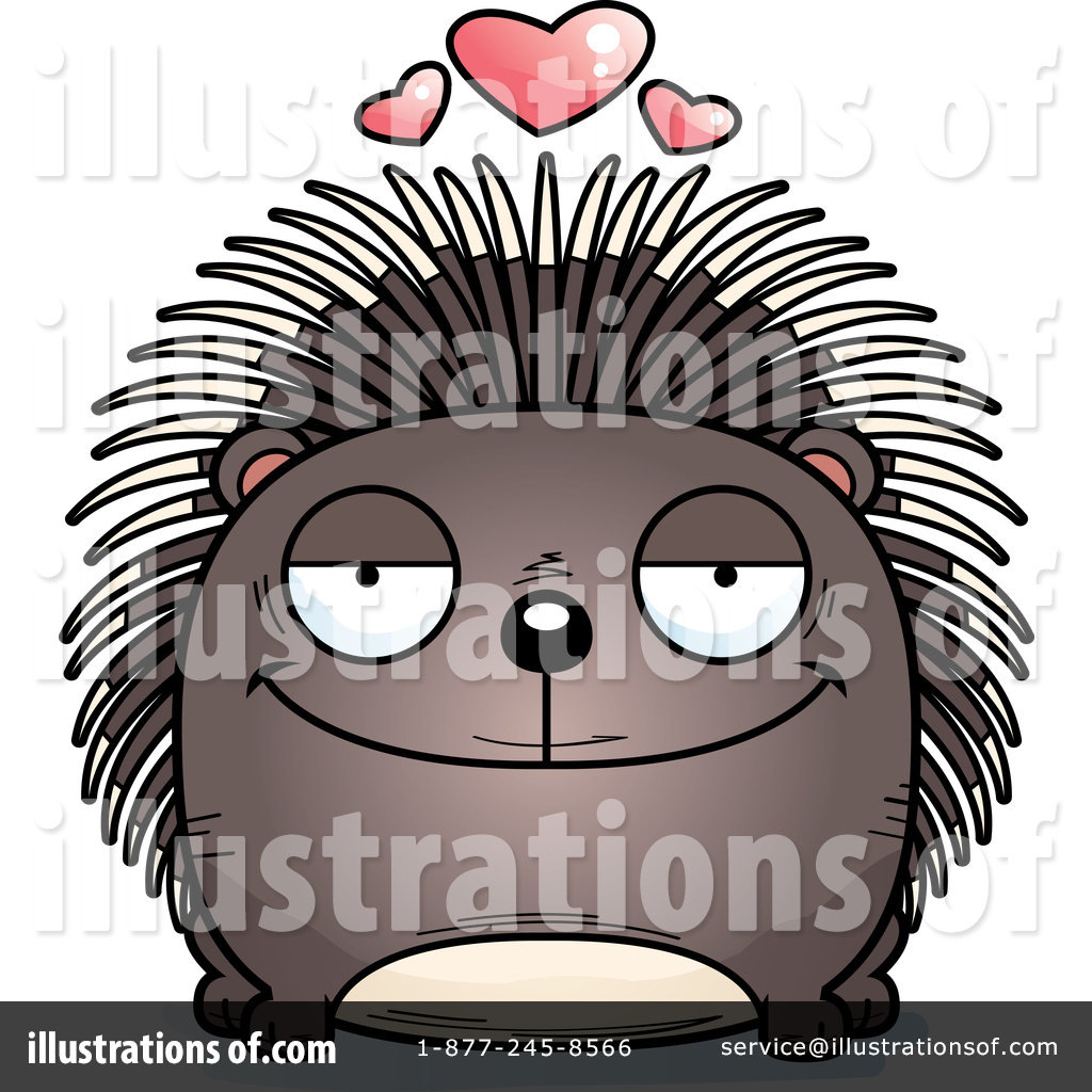 Porcupine Clipart 1450728 Illustration By Cory Thoman 