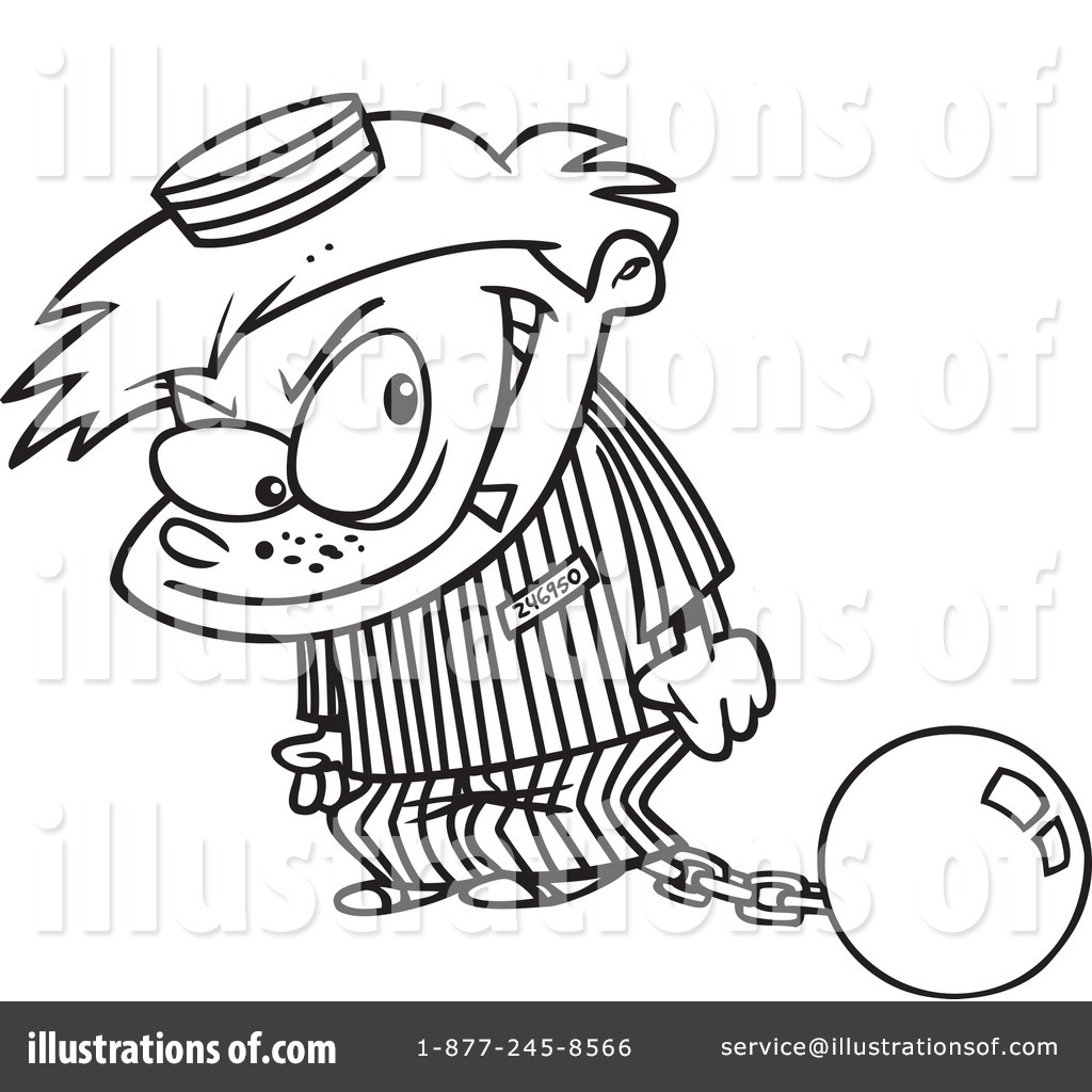 Prisoner Clipart #440337 - Illustration by toonaday