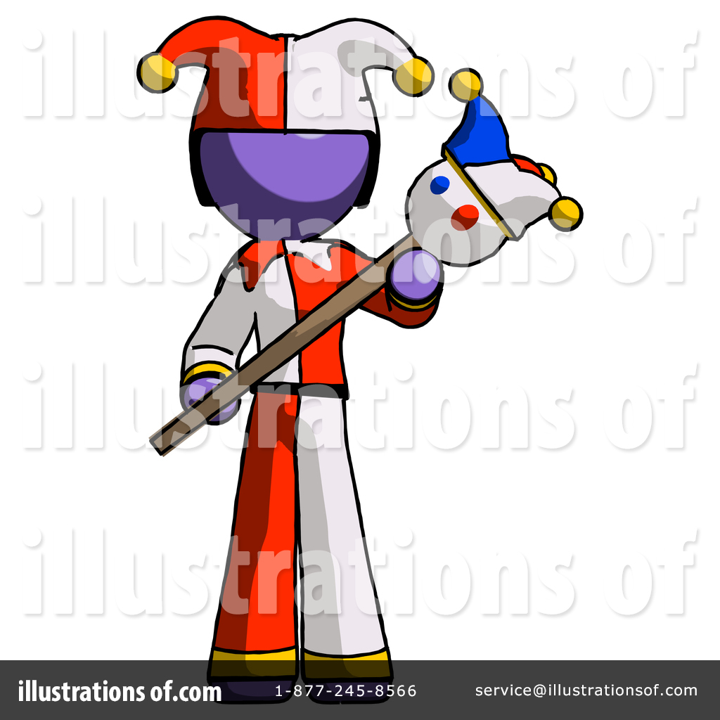 Purple Design Mascot Clipart #1574711 - Illustration by Leo Blanchette