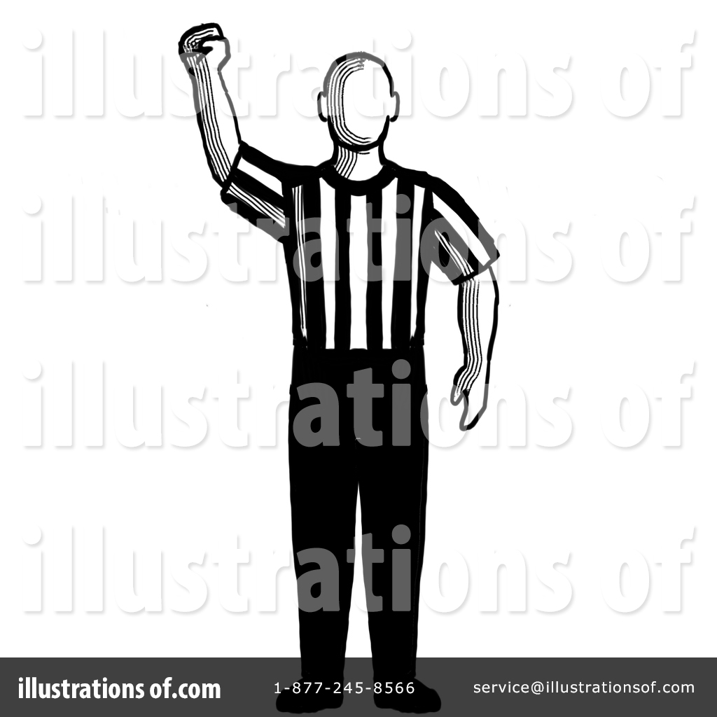 Referee Clipart #1688755 - Illustration by patrimonio