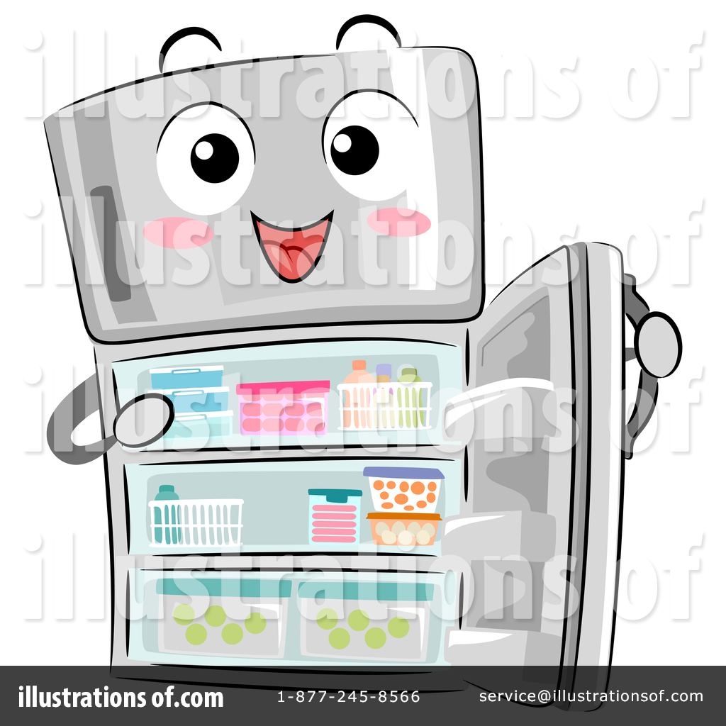 Refrigerator Clipart #1666552 - Illustration by BNP Design Studio