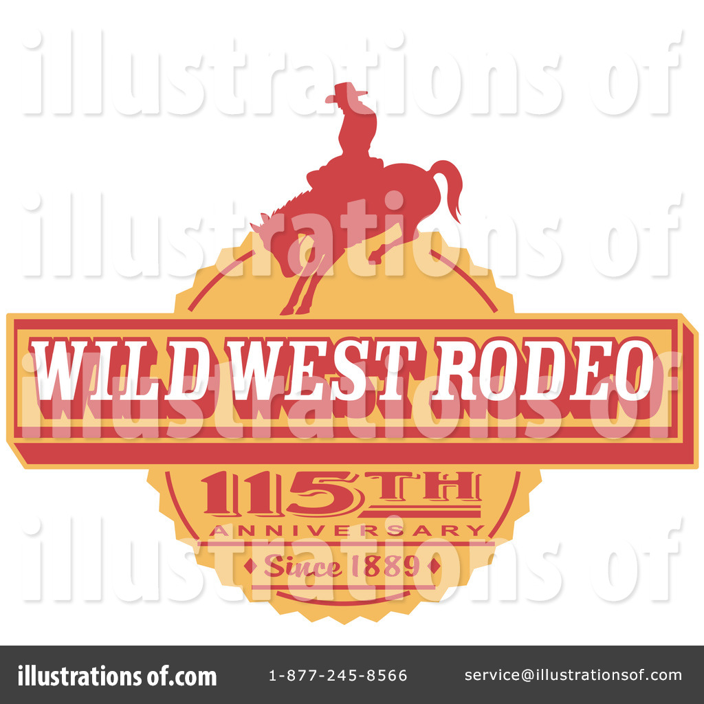 Rodeo Clipart #14978 - Illustration by Andy Nortnik