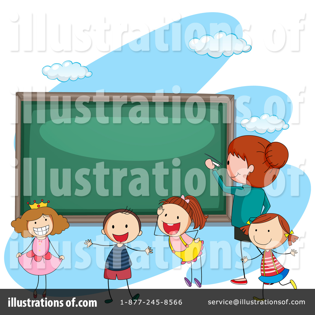 School Children Clipart #1468817 - Illustration by Graphics RF