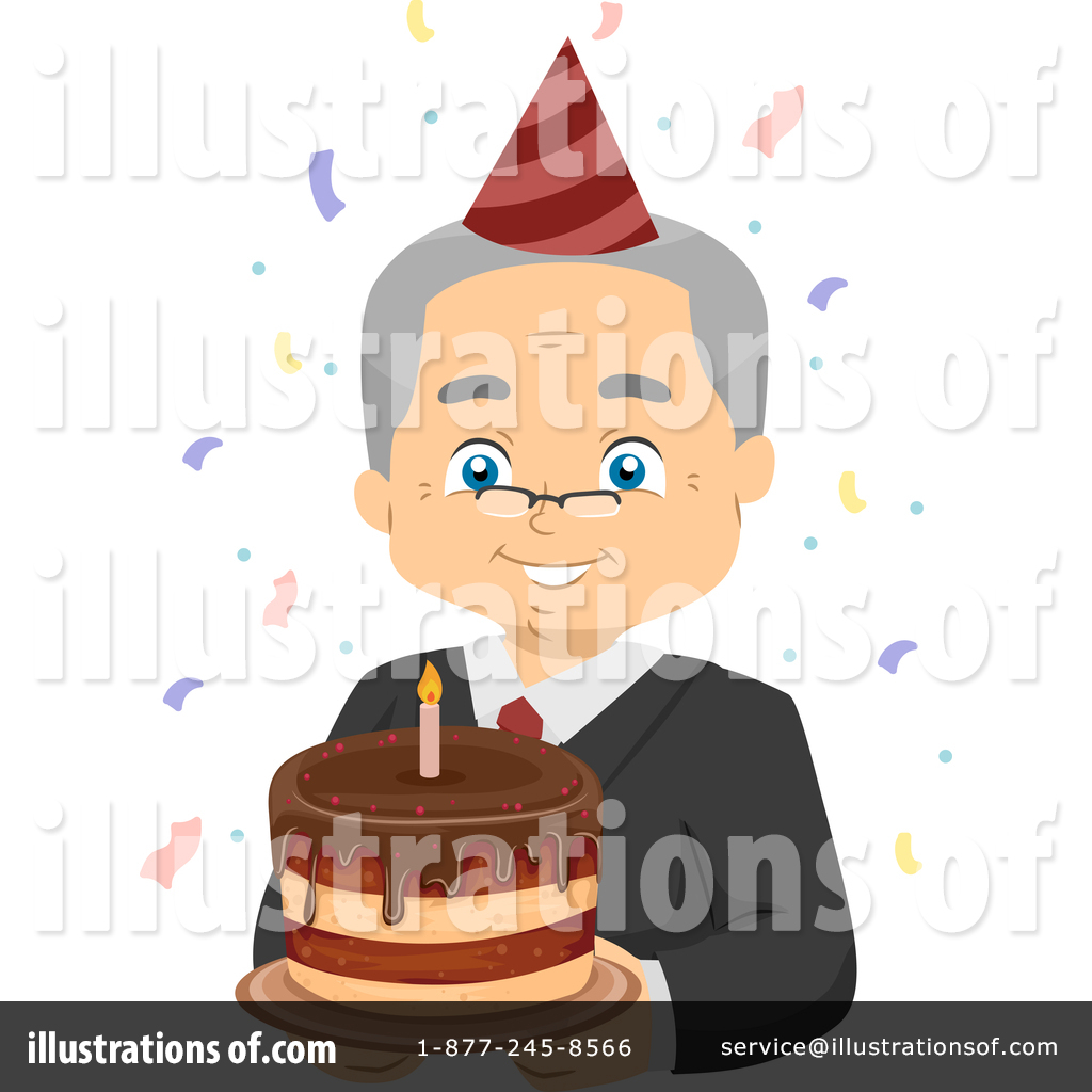 Clipart of a Senior Man Wearing His Shirt Inside out - Royalty Free Vector  Illustration by BNP Design Studio #1587200