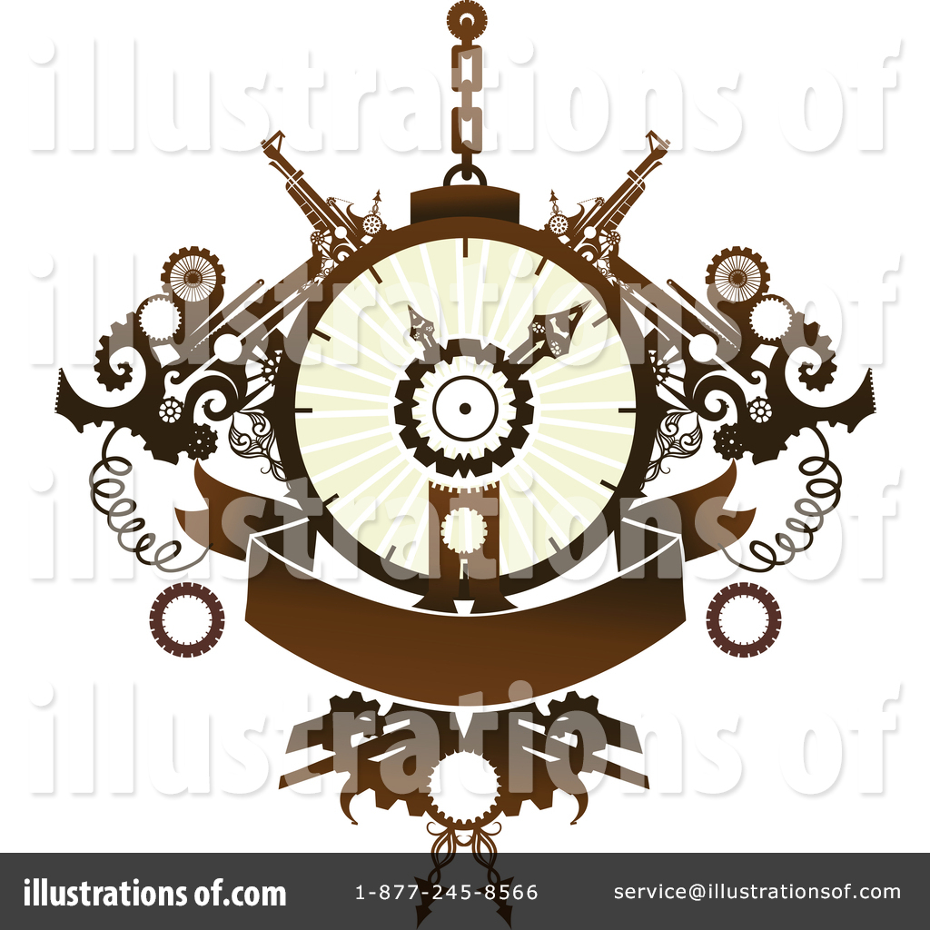 Steampunk Clipart #1381100 - Illustration by BNP Design Studio