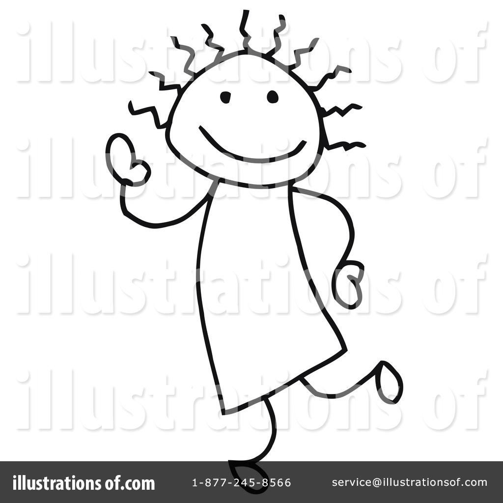 Stick People Clipart #34320 - Illustration by C Charley-Franzwa