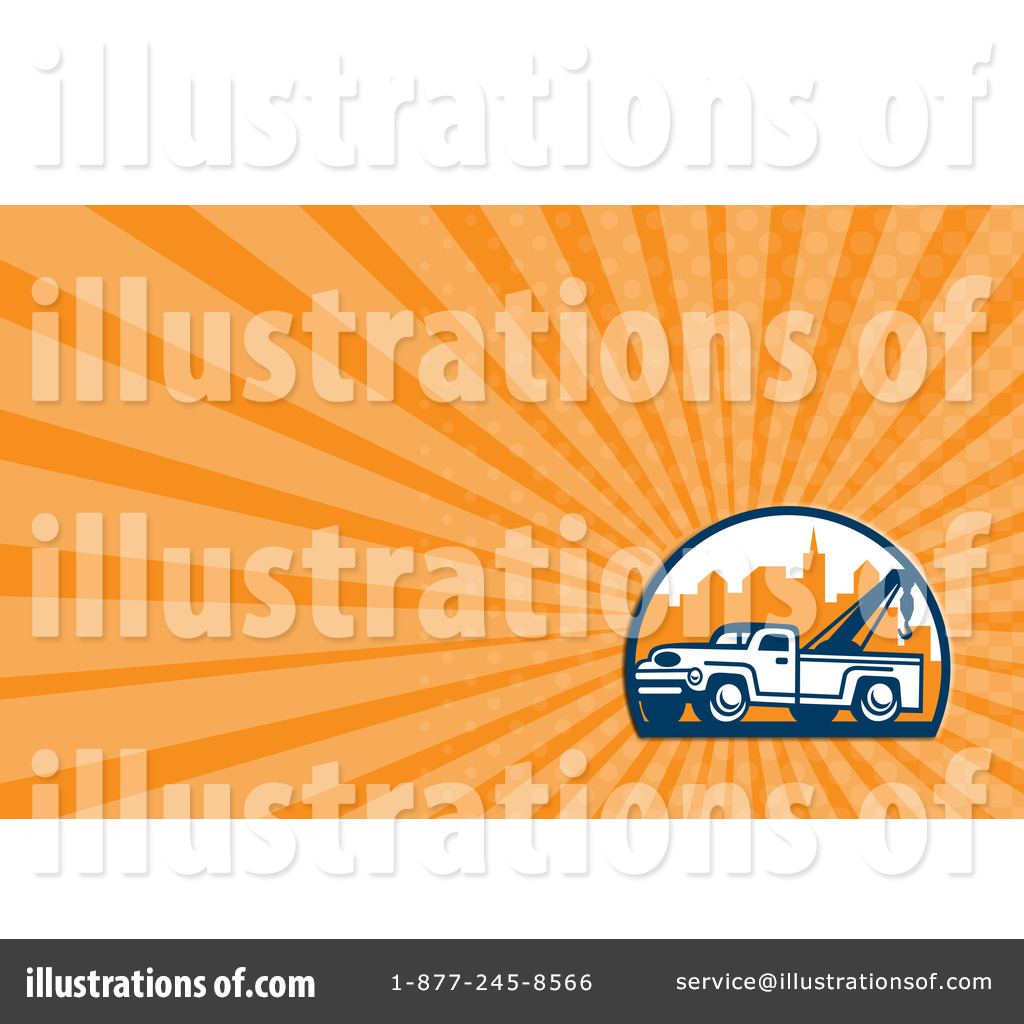 Tow Truck Clipart 1293241 Illustration By Patrimonio