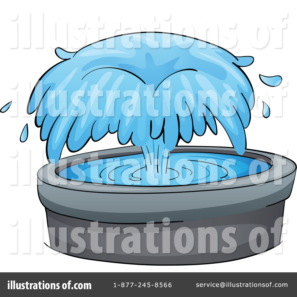 Water Fountain Clipart #1130063 - Illustration by Graphics RF