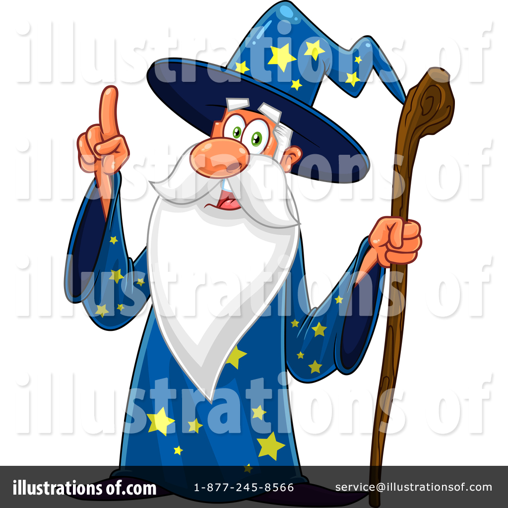 Wizard Clipart #1733321 - Illustration by Hit Toon