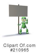 Robot Character Clipart #210965 by AtStockIllustration
