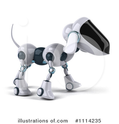 Robot Dog Clipart #1090714 - Illustration by Julos