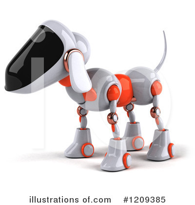 robot dog cartoon