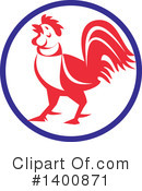 Rooster Clipart #1400871 by patrimonio