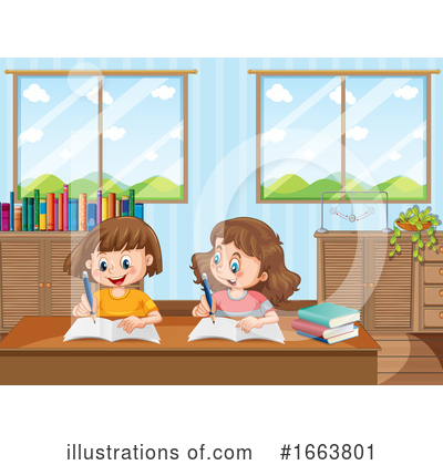 School Clipart #1663801 - Illustration by Graphics RF