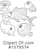 Sea Life Clipart #1079374 by visekart