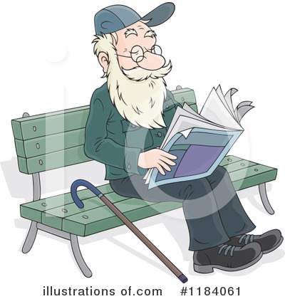 Grandpa Clipart #1184061 by Alex Bannykh