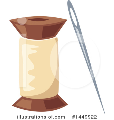 Sewing Needle Clipart #1148308 - Illustration by lineartestpilot