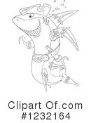 Shark Clipart #1232164 by Alex Bannykh