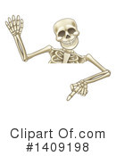 Skeleton Clipart #1409198 by AtStockIllustration