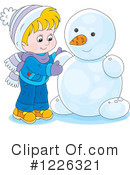 Snowman Clipart #1226321 by Alex Bannykh