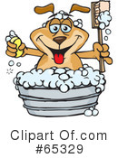 Sparkey Dog Clipart #65329 by Dennis Holmes Designs