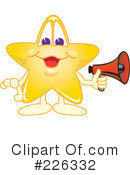 Star Mascot Clipart #226332 by Mascot Junction
