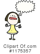 Stck Girl Clipart #1175357 by lineartestpilot