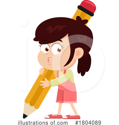 Pencil Clipart #1804089 by Hit Toon