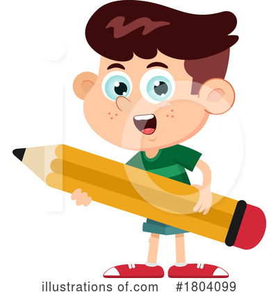 Pencil Clipart #1804099 by Hit Toon