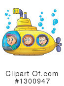 Submarine Clipart #1300947 by visekart