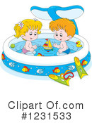 Swimming Clipart #1231533 by Alex Bannykh