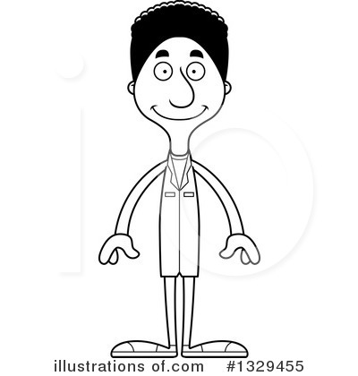 Royalty-Free (RF) Tall Black Man Clipart Illustration by Cory Thoman - Stock Sample #1329455