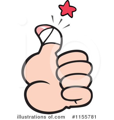 Thumb Up Clipart #1155781 by Johnny Sajem