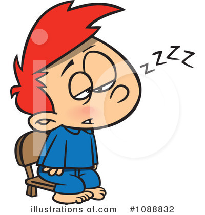 Tired Clipart #1088832 - Illustration by toonaday