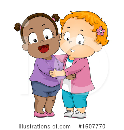 Toddler Clipart #1607766 - Illustration by BNP Design Studio