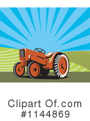Tractor Clipart #1144869 by patrimonio