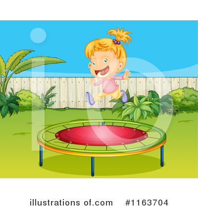 Trampoline Clipart #1159817 - Illustration by Graphics RF