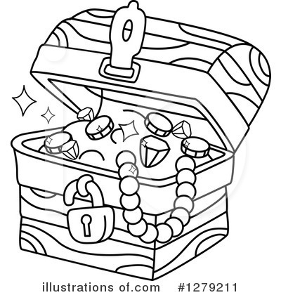 Treasure Chest Clipart 1279211 Illustration By Bnp Design Studio
