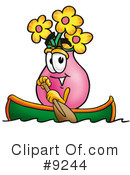 Vase Of Flowers Clipart #9244 by Mascot Junction