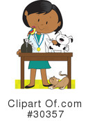 Veterinarian Clipart #30357 by Maria Bell